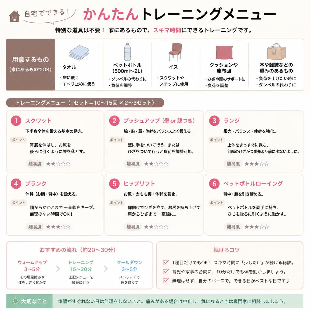 2. 自宅でできるトレーニングの魅力