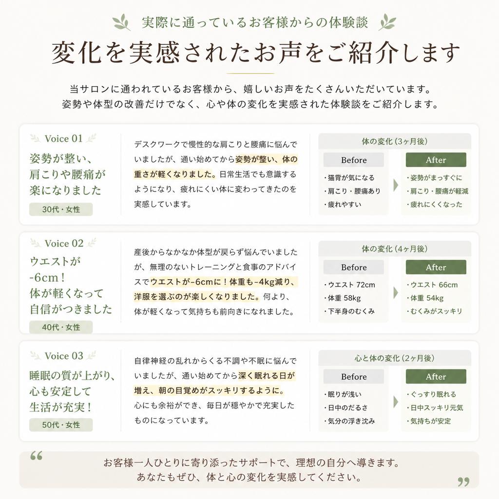 お客様の声