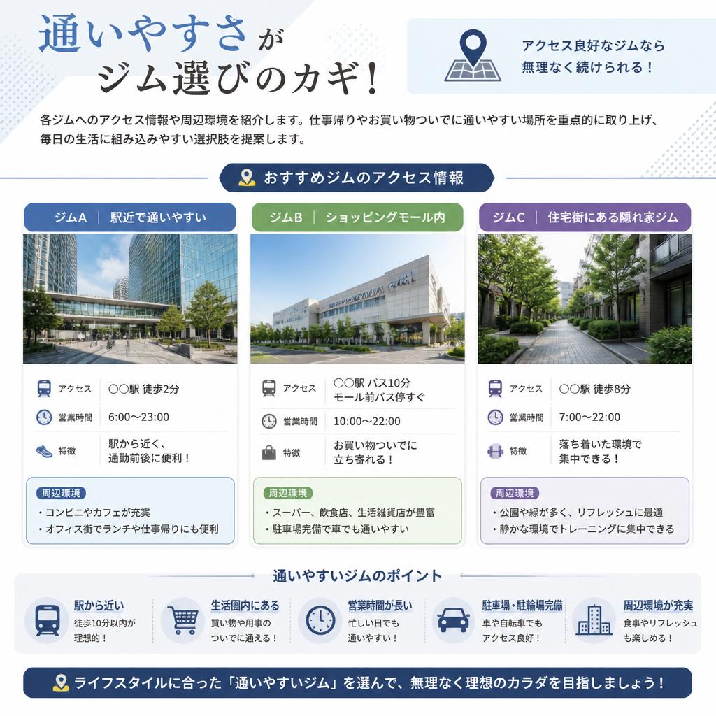アクセス抜群の便利な立地