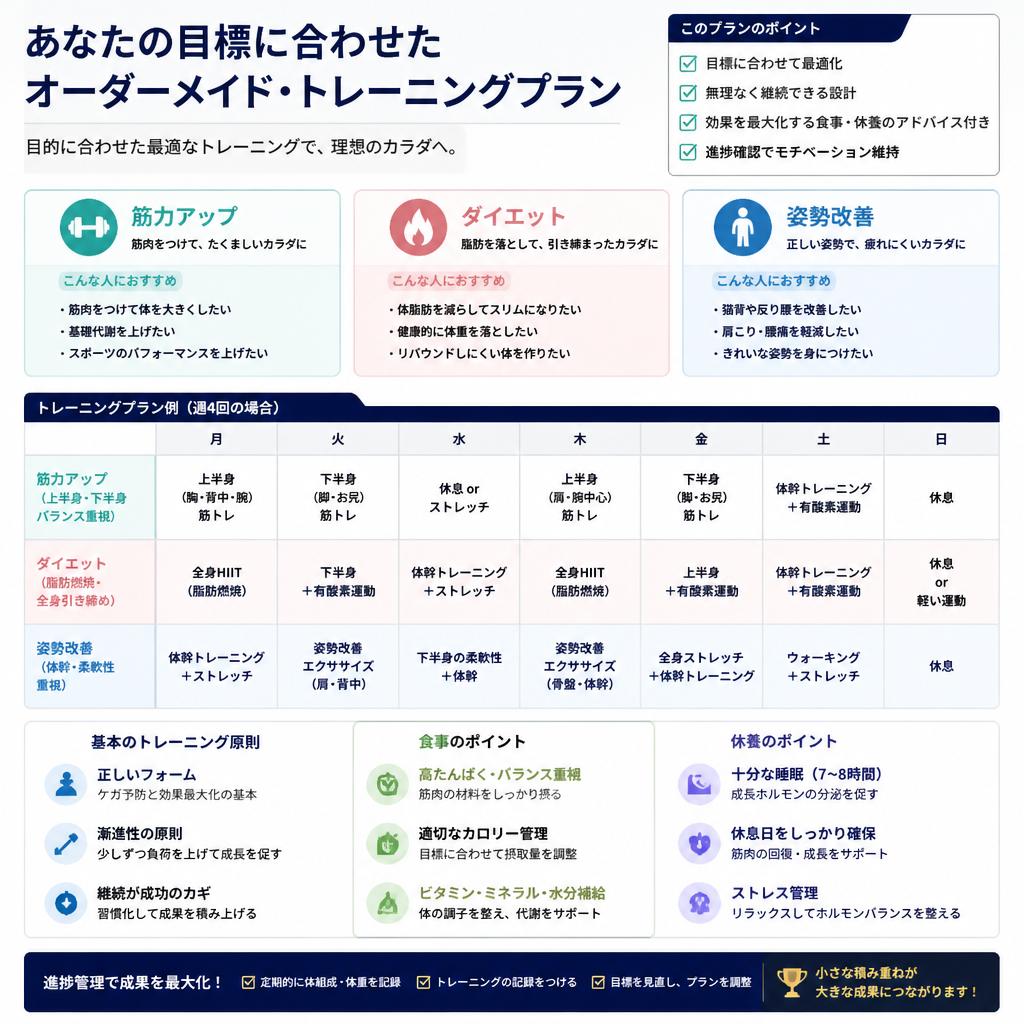 理想のトレーニングプラン