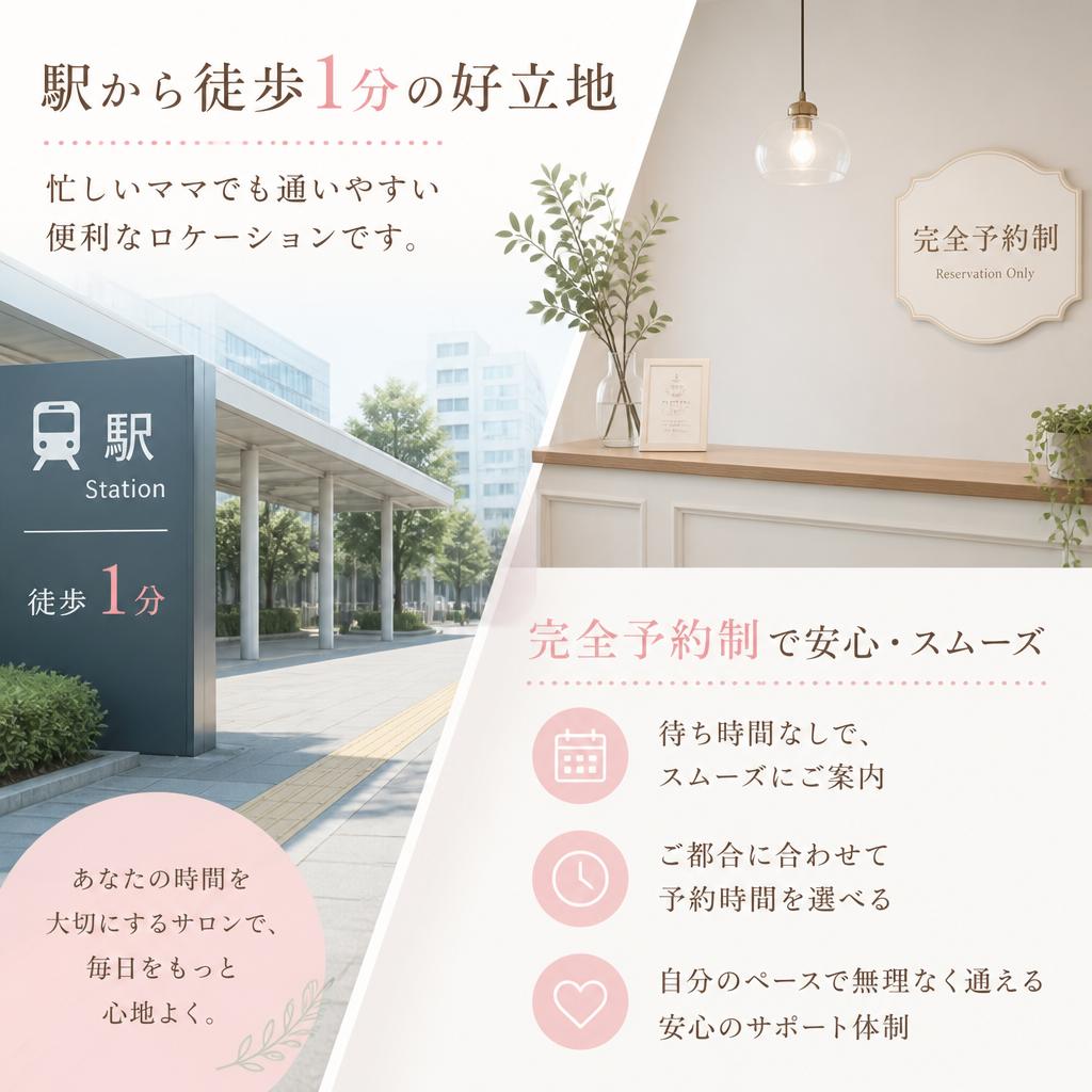 3. 通いやすさが嬉しい!