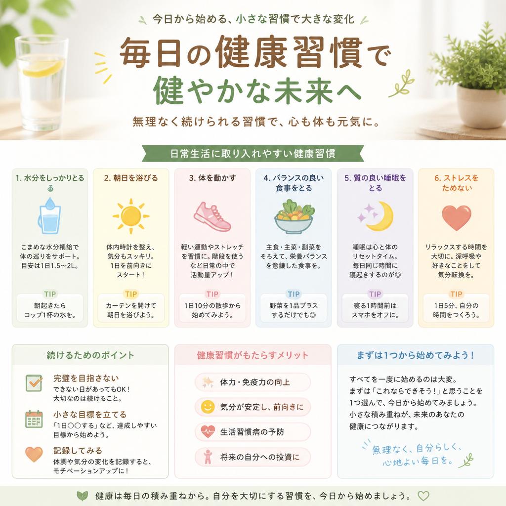 健康的なライフスタイルの実現